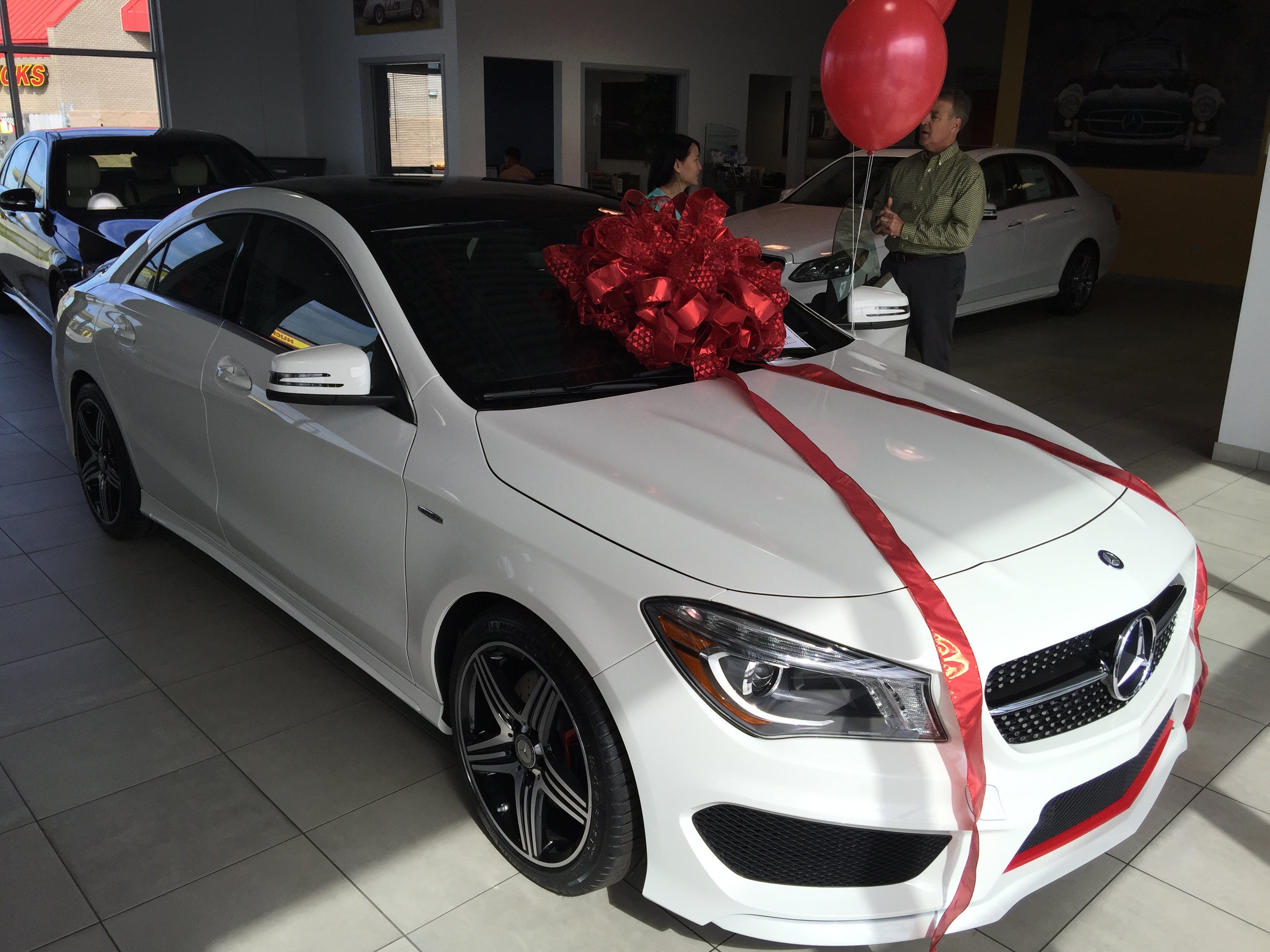 My New 2015 Cla 250 White With Sport Plus Package Just